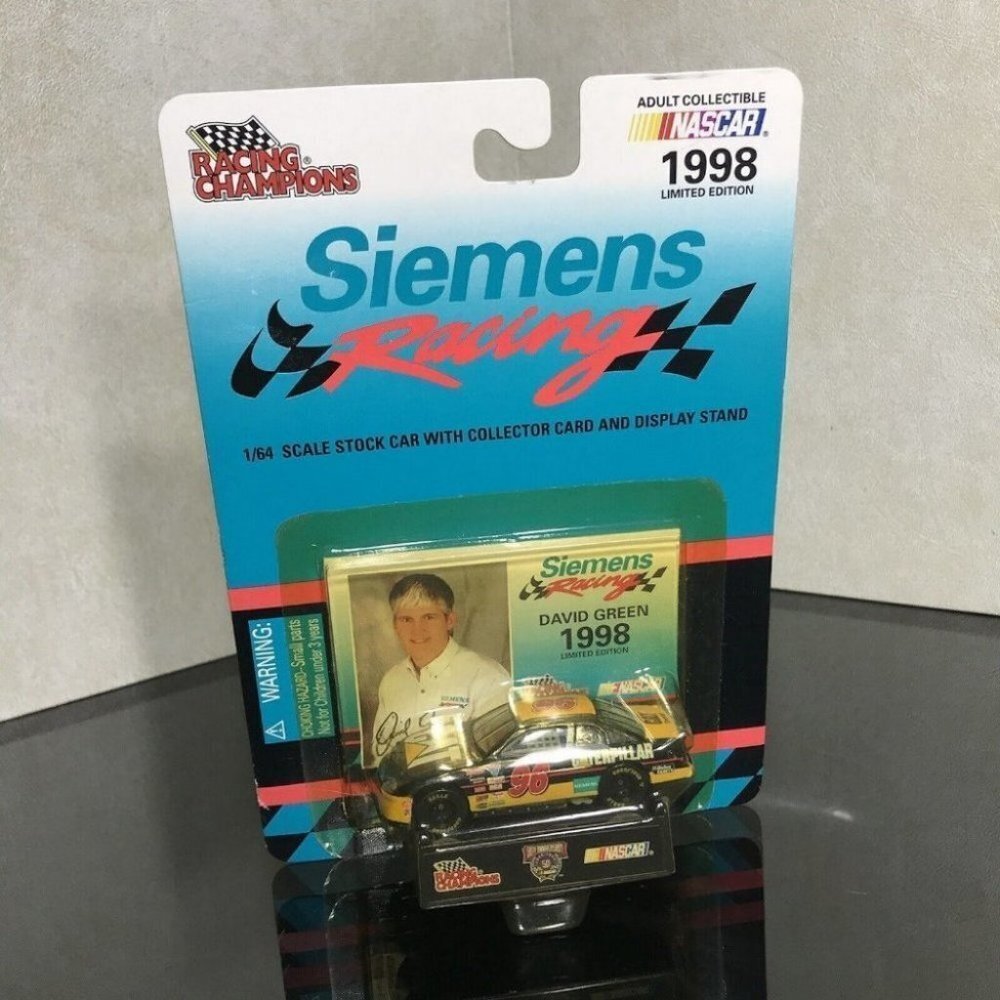 Vintage 1998 Chevy Monte Carlo Racing Champions CAT Siemens #96 David Green New